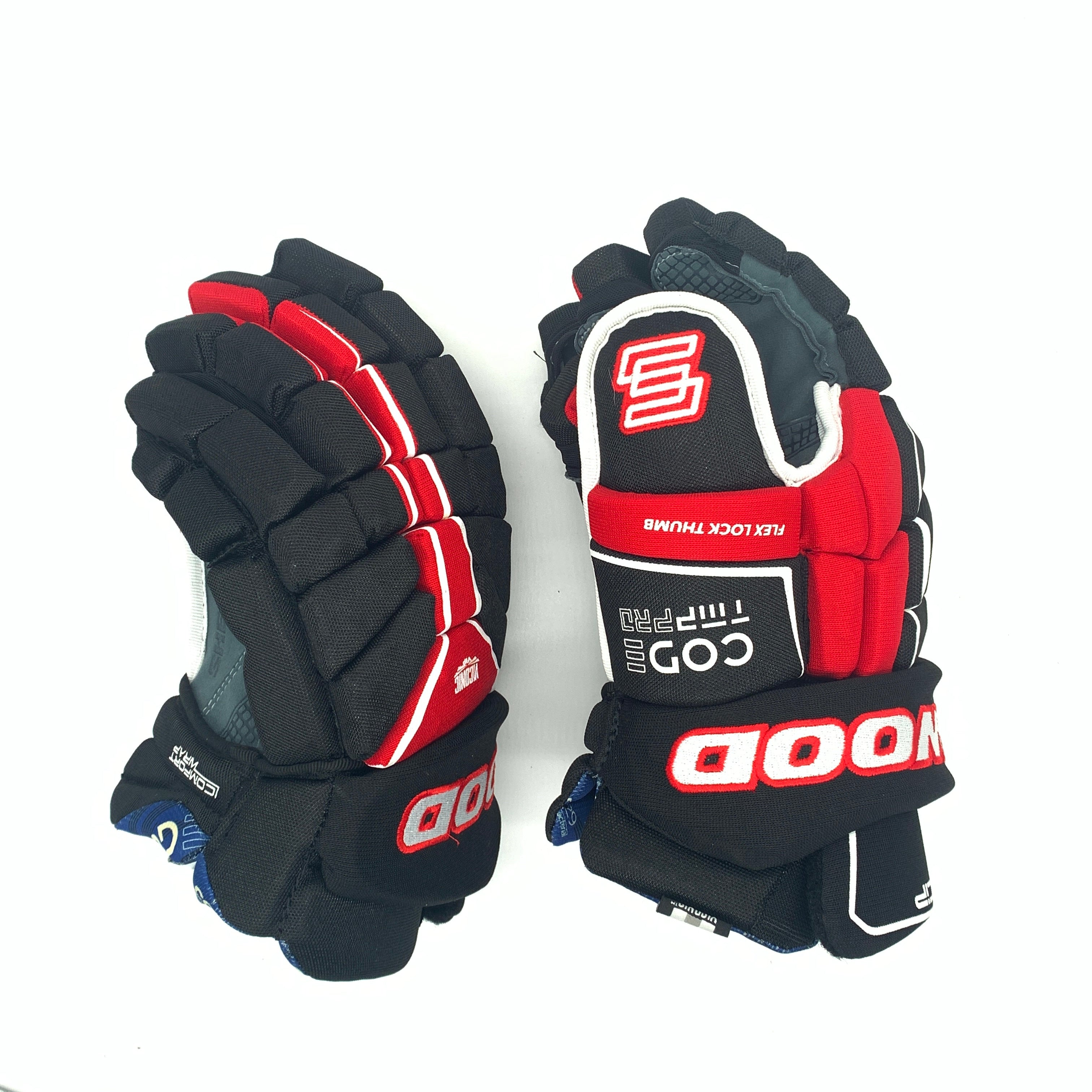 Gant de hockey Sherwood Code TMP Pro pour senior (noir/rouge/blanc)